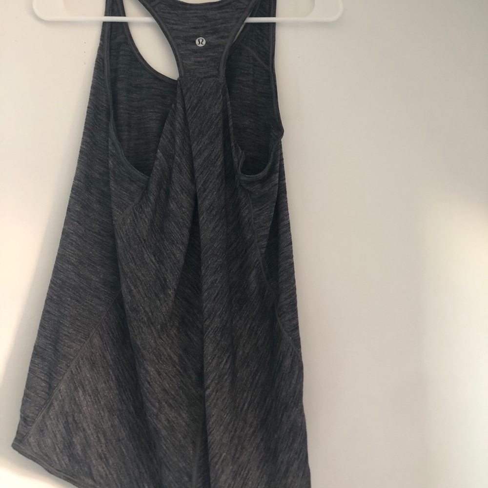 Gray Lululemon tank top